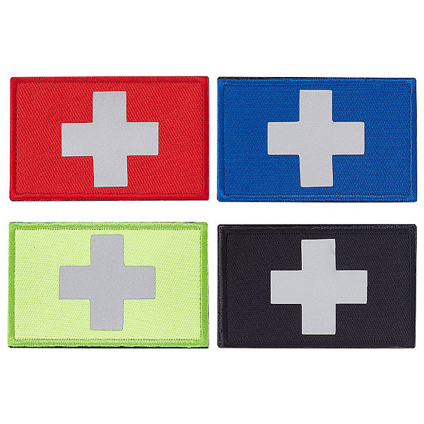 PandaHall Gorgecraft 4Pcs 4 Colors Reflective First Aid Cross Patches, Medical Hoop & Loop Badge, Rectangle, Mixed Color, 50x80x3.5mm..., Multicolor
PandaHall Gorgecraft 4Pcs 4 Colors Reflective First Aid Cross Patches, Medical Hoop & Loop Badge, Rectangle, Mixed Color, 50x80x3.5mm..., Multicolor