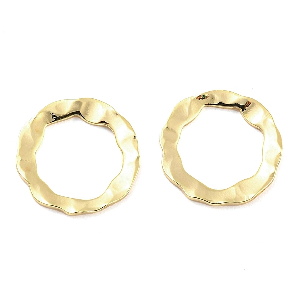 PandaHall Brass Linking Rings, Irregular Wavy Round Ring Connectors, Real 18K Gold Plated, 15.5x1.3mm Brass Ring
PandaHall Brass Linking Rings, Irregular Wavy Round Ring Connectors, Real 18K Gold Plated, 15.5x1.3mm Brass Ring