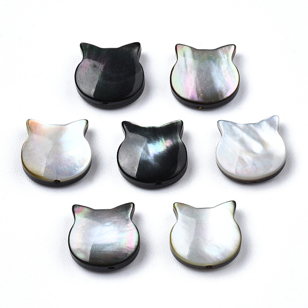 PandaHall Natural Black Lip Shell Beads, Cat Head, 10x10x3.5mm, Hole: 0.9mm Black Lip Shell Cat Shape
PandaHall Natural Black Lip Shell Beads, Cat Head, 10x10x3.5mm, Hole: 0.9mm Black Lip Shell Cat Shape