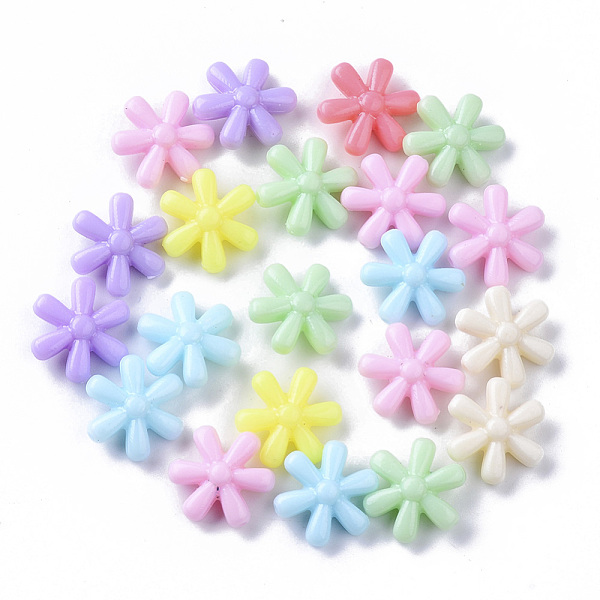 PandaHall Opaque Polystyrene(PS) Plastic Beads, Flower, Mixed Color, 14x5.5mm, Hole: 1.5mm, about 1500pcs/500g Plastic Flower Multicolor
PandaHall Opaque Polystyrene(PS) Plastic Beads, Flower, Mixed Color, 14x5.5mm, Hole: 1.5mm, about 1500pcs/500g Plastic Flower Multicolor