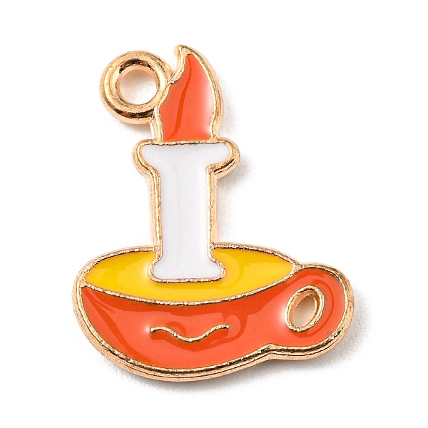 PandaHall Alloy Enamel Pendants, Halloween Theme, Light Gold, Candle, 18x14x1.5mm, Hole: 1.4mm Alloy+Enamel Others Red
PandaHall Alloy Enamel Pendants, Halloween Theme, Light Gold, Candle, 18x14x1.5mm, Hole: 1.4mm Alloy+Enamel Others Red