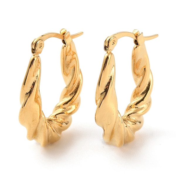 PandaHall Ion Plating(IP) 304 Stainless Steel Twist Teardrop Hoop Earrings for Women, Golden, 26.5x20.5x5.5mm 304 Stainless Steel Teardrop
PandaHall Ion Plating(IP) 304 Stainless Steel Twist Teardrop Hoop Earrings for Women, Golden, 26.5x20.5x5.5mm 304 Stainless Steel Teardrop