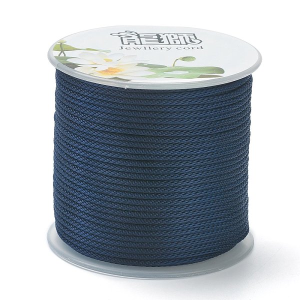 PandaHall Polyester Braided Cords, for Jewelry Making Beading Crafting, Prussian Blue, 1.5mm, about 21.87 yards(20m)/roll Polyester
PandaHall Polyester Braided Cords, for Jewelry Making Beading Crafting, Prussian Blue, 1.5mm, about 21.87 yards(20m)/roll Polyester