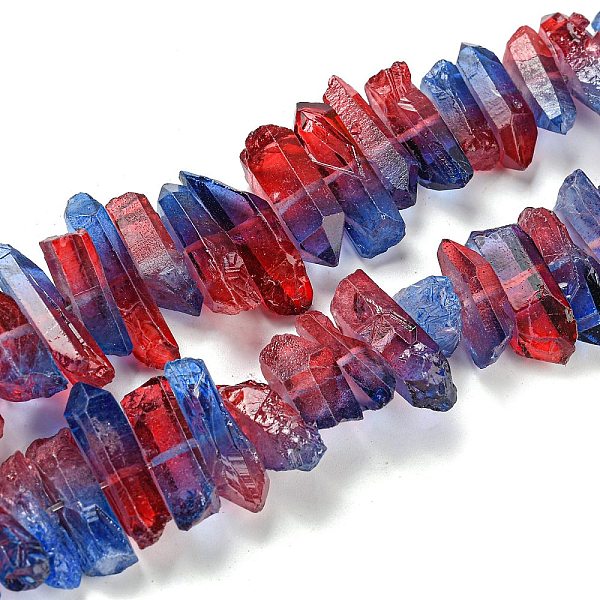 PandaHall Natural Dyed Quartz Beads Strands, Two Tone Color, Chip, FireBrick, 17~27x5~9x7~9mm, Hole: 1mm, about 66pcs/strand, 16.14''(41cm)..., Red
PandaHall Natural Dyed Quartz Beads Strands, Two Tone Color, Chip, FireBrick, 17~27x5~9x7~9mm, Hole: 1mm, about 66pcs/strand, 16.14''(41cm)..., Red