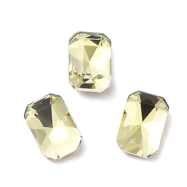 PandaHall Glass Rhinestone Cabochons, Point Back & Back Plated, Faceted, Rectangle, Jonquil, 6x4x2mm Glass Rhinestone Rectangle Yellow
PandaHall Glass Rhinestone Cabochons, Point Back & Back Plated, Faceted, Rectangle, Jonquil, 6x4x2mm Glass Rhinestone Rectangle Yellow