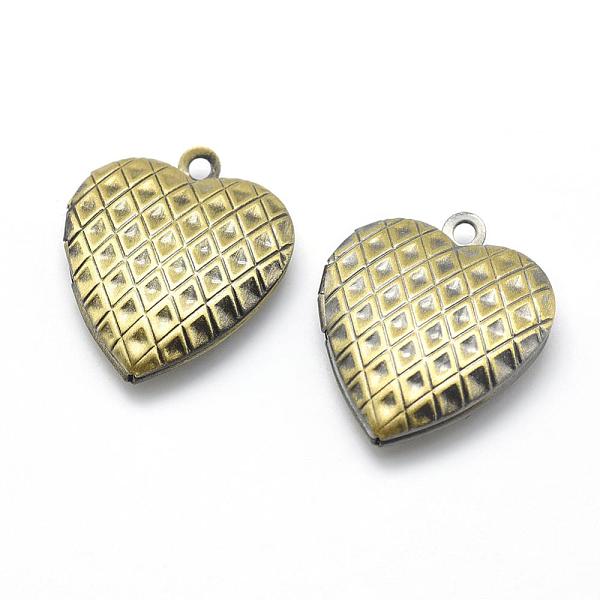 PandaHall Brass Locket Pendants, Photo Frame Charms for Necklaces, Cadmium Free & Nickel Free & Lead Free, Heart, Brushed Antique Bronze...
PandaHall Brass Locket Pendants, Photo Frame Charms for Necklaces, Cadmium Free & Nickel Free & Lead Free, Heart, Brushed Antique Bronze...