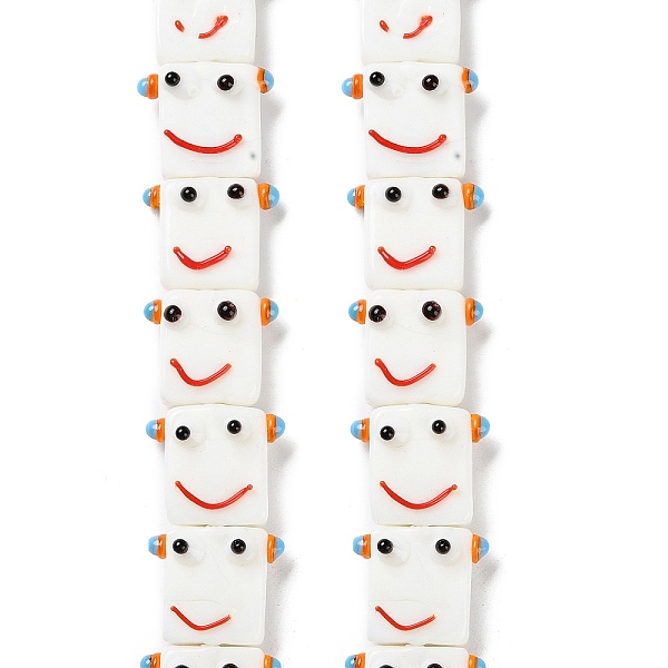 PandaHall Handmade Lampwork Beads Strands, Robot, White, 16x19.5x9.5mm, Hole: 1.8mm, about 30pcs/strand, 18.90''(48cm) Lampwork Others White
PandaHall Handmade Lampwork Beads Strands, Robot, White, 16x19.5x9.5mm, Hole: 1.8mm, about 30pcs/strand, 18.90''(48cm) Lampwork Others White