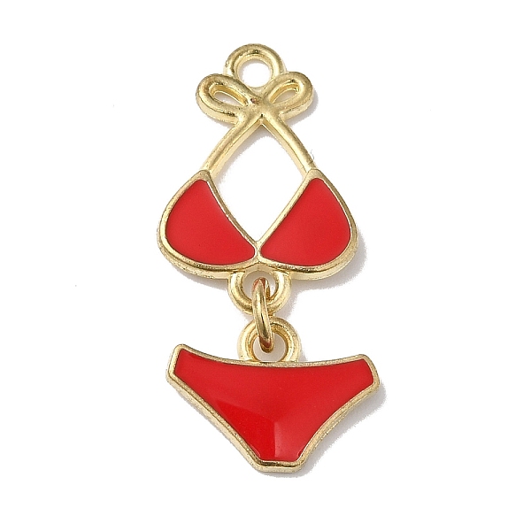PandaHall Golden Tone Alloy Enamel Pendants, Bikini Charms, Red, 30x14x4.5mm, Hole: 2mm Alloy+Enamel Others Red
PandaHall Golden Tone Alloy Enamel Pendants, Bikini Charms, Red, 30x14x4.5mm, Hole: 2mm Alloy+Enamel Others Red