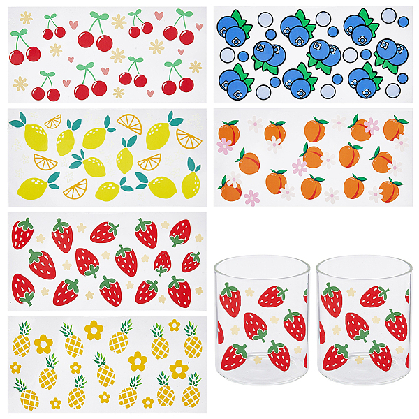 PandaHall GORGECRAFT 6 Styles Cup Wrap Transfer Stickers Fruits Theme Peach Pineapple Strawberry Lemon Cherry Blueberry Waterproof Rub On...
PandaHall GORGECRAFT 6 Styles Cup Wrap Transfer Stickers Fruits Theme Peach Pineapple Strawberry Lemon Cherry Blueberry Waterproof Rub On...