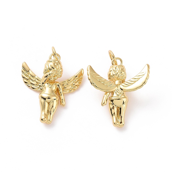 PandaHall Angel Brass Pendants, with Jump Rings, Cadmium Free & Nickel Free & Lead Free, Real 18K Gold Plated, 20.5x18x7.5mm, Hole: 3.4mm...
PandaHall Angel Brass Pendants, with Jump Rings, Cadmium Free & Nickel Free & Lead Free, Real 18K Gold Plated, 20.5x18x7.5mm, Hole: 3.4mm...