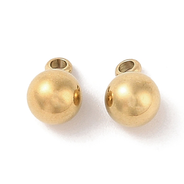 PandaHall Ion Plating(IP) 304 Stainless Steel Charms, Round Charm, Real 18K Gold Plated, 7.5x5mm, Hole: 1.4mm 304 Stainless Steel Round
PandaHall Ion Plating(IP) 304 Stainless Steel Charms, Round Charm, Real 18K Gold Plated, 7.5x5mm, Hole: 1.4mm 304 Stainless Steel Round