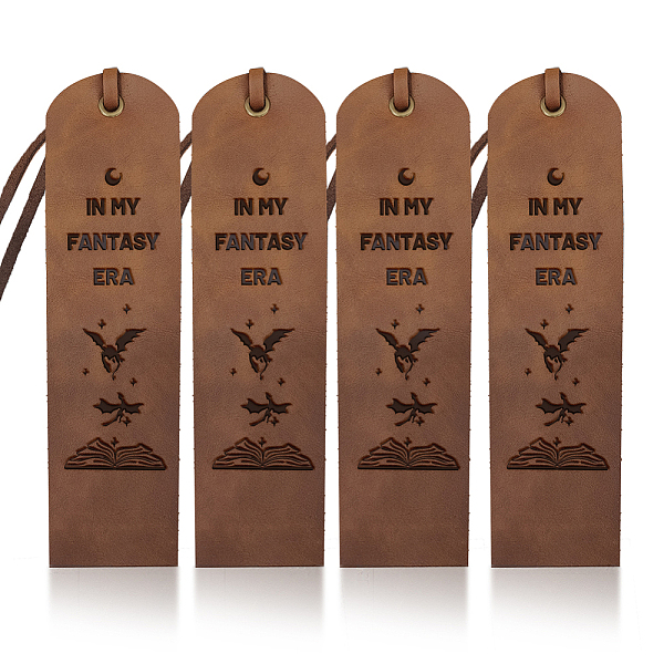 PandaHall 4pcs Dragon Leather Bookmark 2×7inch Dragon Bookmark Gift Vintage Book Dragon Animal Bookmarks in MY FANTASY ERA Leather Page...
PandaHall 4pcs Dragon Leather Bookmark 2×7inch Dragon Bookmark Gift Vintage Book Dragon Animal Bookmarks in MY FANTASY ERA Leather Page...
