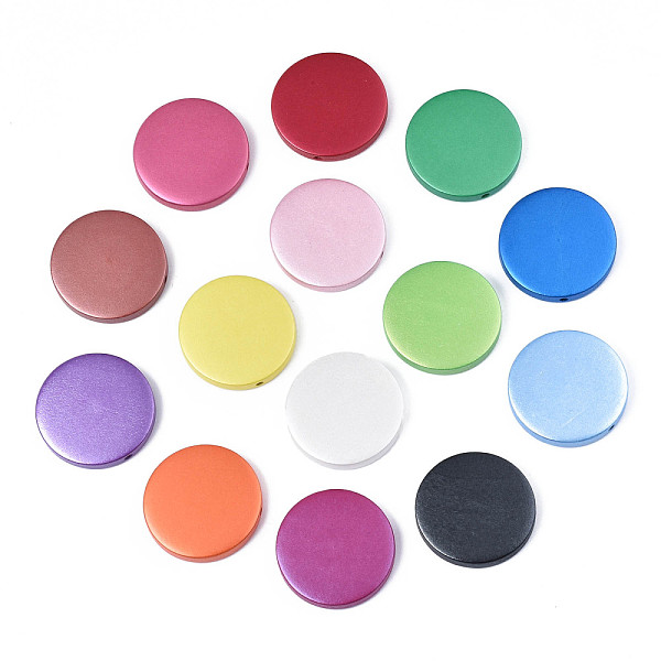 PandaHall Painted Natural Wood Beads, Pearlized, Flat Round, Mixed Color, 30x5mm, Hole: 2mm Schima Wood Flat Round Multicolor
PandaHall Painted Natural Wood Beads, Pearlized, Flat Round, Mixed Color, 30x5mm, Hole: 2mm Schima Wood Flat Round Multicolor