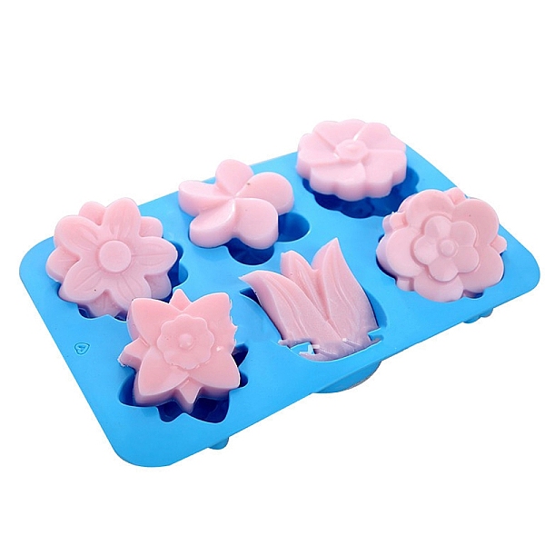 PandaHall Flower DIY Silicone Soap Molds, Resin Casting Molds, For UV Resin, Epoxy Resin Jewelry Making, Deep Sky Blue, 170x260x28mm...
PandaHall Flower DIY Silicone Soap Molds, Resin Casting Molds, For UV Resin, Epoxy Resin Jewelry Making, Deep Sky Blue, 170x260x28mm...
