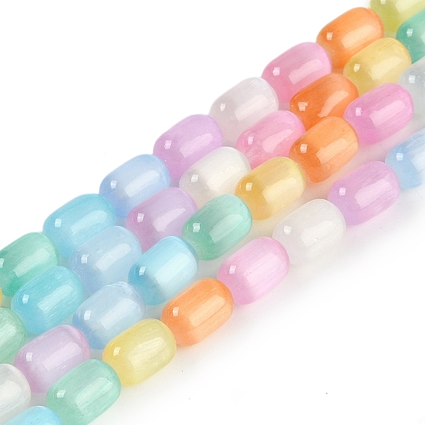 PandaHall Rainbow Color Natural Selenite Beads Strands, Dyed, Drum Beads, Colorful, 9x6mm, Hole: 1.2mm, about 43pcs/strand, 15.63~15.83...
PandaHall Rainbow Color Natural Selenite Beads Strands, Dyed, Drum Beads, Colorful, 9x6mm, Hole: 1.2mm, about 43pcs/strand, 15.63~15.83...