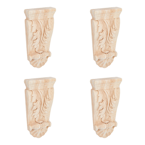 PandaHall SUPERFINDINGS 4PCS Rubber Wood Carved Onlay Applique 160x80x25mm Center Flower Long Applique Unpainted Carved Decals for Door...
PandaHall SUPERFINDINGS 4PCS Rubber Wood Carved Onlay Applique 160x80x25mm Center Flower Long Applique Unpainted Carved Decals for Door...