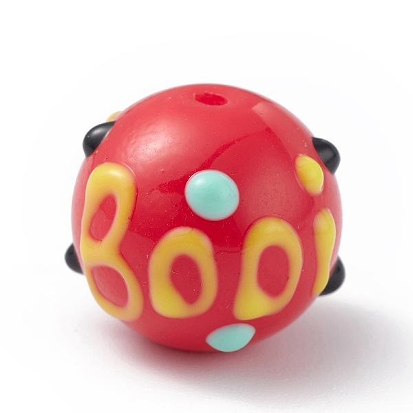 PandaHall Opaque Painted Glass Beads, Round with Handmade Enamel Smearing BOOi, Red, 13.5x13mm, Hole: 1.4mm Glass Round Red
PandaHall Opaque Painted Glass Beads, Round with Handmade Enamel Smearing BOOi, Red, 13.5x13mm, Hole: 1.4mm Glass Round Red