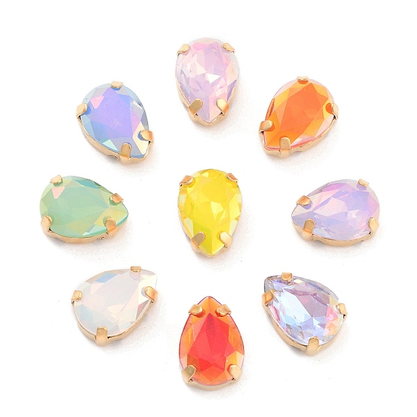 PandaHall Teardrop Opal Sew On Rhinestones, Multi-Strand Links, K9 Glass Rhinestone with Brass Prong Settings, Mixed Color, Golden..., Multicolor
PandaHall Teardrop Opal Sew On Rhinestones, Multi-Strand Links, K9 Glass Rhinestone with Brass Prong Settings, Mixed Color, Golden..., Multicolor