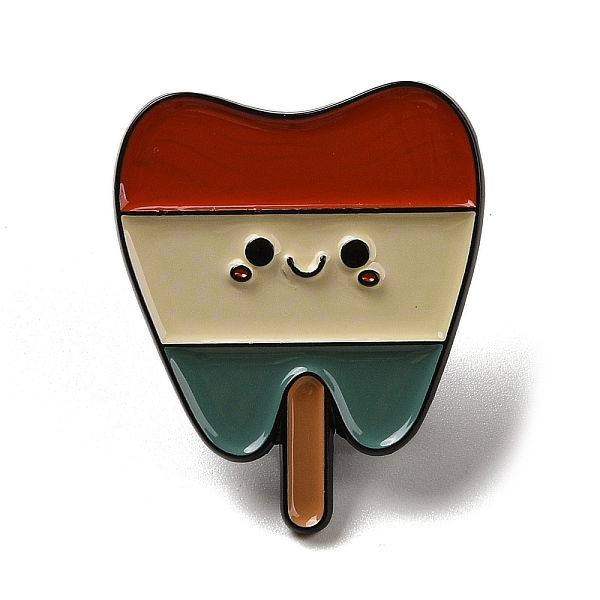 PandaHall Black Zinc Alloy Brooches, Enamel Pins, Teeth, Colorful, 30x25x1.5mm Alloy+Enamel
PandaHall Black Zinc Alloy Brooches, Enamel Pins, Teeth, Colorful, 30x25x1.5mm Alloy+Enamel