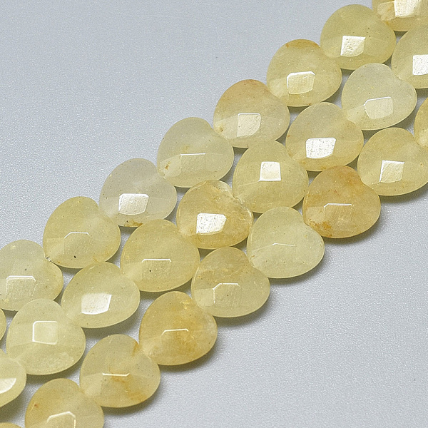 PandaHall Natural Topaz Jade Beads Strands, Faceted, Heart, 10x10x5mm, Hole: 1.2mm, about 20pcs/strand, 7.4 inch Topaz Jade Heart
PandaHall Natural Topaz Jade Beads Strands, Faceted, Heart, 10x10x5mm, Hole: 1.2mm, about 20pcs/strand, 7.4 inch Topaz Jade Heart