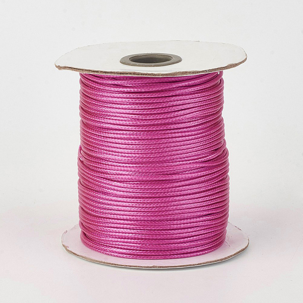 PandaHall Eco-Friendly Korean Waxed Polyester Cord, Fuchsia, 1.5mm, about 169.51~174.98 Yards(155~160m)/Roll Waxed Polyester Cord Pink
PandaHall Eco-Friendly Korean Waxed Polyester Cord, Fuchsia, 1.5mm, about 169.51~174.98 Yards(155~160m)/Roll Waxed Polyester Cord Pink