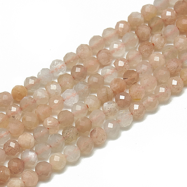 PandaHall Natural Sunstone Beads Strands, Faceted, Round, 3~3.5mm, Hole: 0.3mm, about 128pcs/strand, 15.3 inch Sunstone Round
PandaHall Natural Sunstone Beads Strands, Faceted, Round, 3~3.5mm, Hole: 0.3mm, about 128pcs/strand, 15.3 inch Sunstone Round