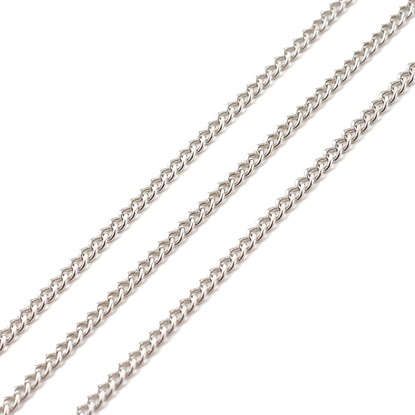 PandaHall 304 Stainless Steel Curb Chains, Soldered, with Spool, Stainless Steel Color, 2.5x2x0.5mm, about 32.81 Feet(10m)/Roll 304...
PandaHall 304 Stainless Steel Curb Chains, Soldered, with Spool, Stainless Steel Color, 2.5x2x0.5mm, about 32.81 Feet(10m)/Roll 304...