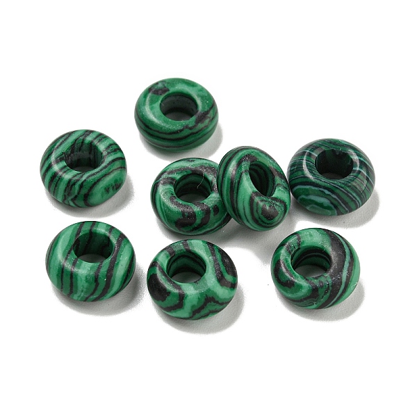PandaHall Synthetic Malachite Beads, Rondelle, 10x4.5mm, Hole: 3.5mm Malachite Rondelle
PandaHall Synthetic Malachite Beads, Rondelle, 10x4.5mm, Hole: 3.5mm Malachite Rondelle