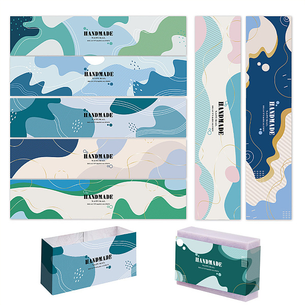 PandaHall PH 90pcs Soap Packaging Paper 9 Styles Abstract Blocks Soap Wrapper Soap Wrap Paper Tape Vertical Soap Paper Tag Soap Sleeves...
PandaHall PH 90pcs Soap Packaging Paper 9 Styles Abstract Blocks Soap Wrapper Soap Wrap Paper Tape Vertical Soap Paper Tag Soap Sleeves...