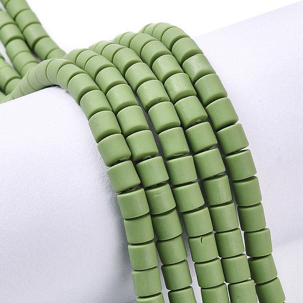 PandaHall Handmade Polymer Clay Bead Strands, Column, Olive Drab, 6.5x6mm, Hole: 1.2mm, about 61pcs/strand, 15.75 inch(40cm) Polymer Clay...
PandaHall Handmade Polymer Clay Bead Strands, Column, Olive Drab, 6.5x6mm, Hole: 1.2mm, about 61pcs/strand, 15.75 inch(40cm) Polymer Clay...