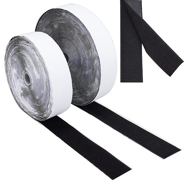 PandaHall Double Self-Adhesive Adhesive Hook and Loop Tapes, Magic Taps, for Earbud Headphones Phones Wire Wrap Management, Black, 53x0.5mm...
PandaHall Double Self-Adhesive Adhesive Hook and Loop Tapes, Magic Taps, for Earbud Headphones Phones Wire Wrap Management, Black, 53x0.5mm...