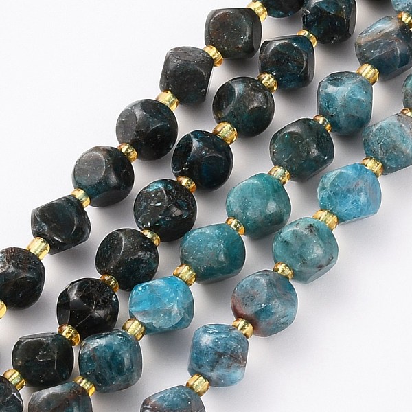 PandaHall Natural Apatite Beads Strands, with Seed Beads, Six Sided Celestial Dice, Dyed, Faceted, 8~8.5x8~8.5mm, Hole: 1mm, about...
PandaHall Natural Apatite Beads Strands, with Seed Beads, Six Sided Celestial Dice, Dyed, Faceted, 8~8.5x8~8.5mm, Hole: 1mm, about...