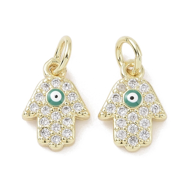 PandaHall Real 18K Gold Plated Brass Micro Pave Cubic Zirconia Pendants, with Enamel and Jump Ring, Hamsa Hand Charms, Turquoise, 12x8x2.5mm..., Green
PandaHall Real 18K Gold Plated Brass Micro Pave Cubic Zirconia Pendants, with Enamel and Jump Ring, Hamsa Hand Charms, Turquoise, 12x8x2.5mm..., Green
