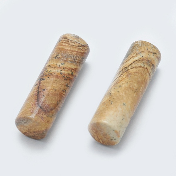 PandaHall Natural Picture Jasper Beads, Undrilled/No Hole Beads, Column, 35x11mm Picture Jasper Column
PandaHall Natural Picture Jasper Beads, Undrilled/No Hole Beads, Column, 35x11mm Picture Jasper Column