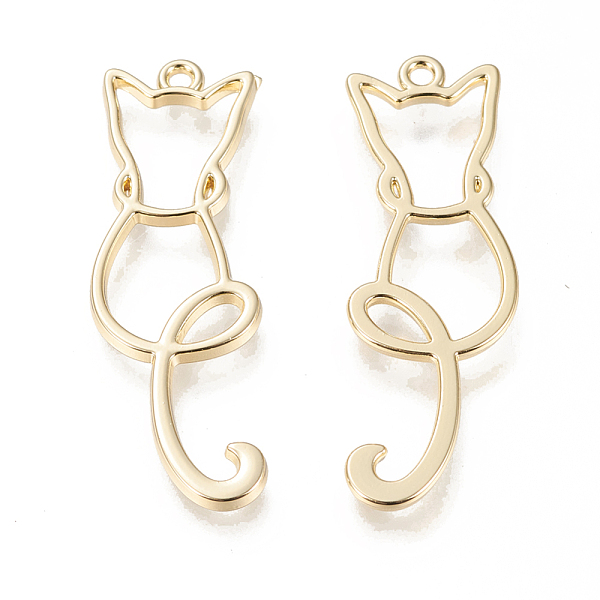 PandaHall Alloy Pendants, Cadmium Free & Lead Free, Cat, Golden, 39.5x14x1.7mm, Hole: 1.6mm Alloy Cat Shape
PandaHall Alloy Pendants, Cadmium Free & Lead Free, Cat, Golden, 39.5x14x1.7mm, Hole: 1.6mm Alloy Cat Shape
