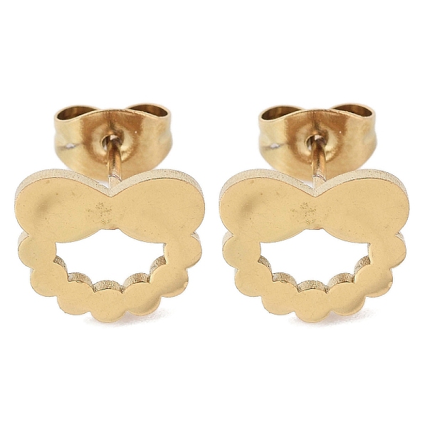 PandaHall Vacuum Plating 304 Stainless Steel Stud Earrings for Women, Hollow Bowknot, Golden, 8.5x10mm 304 Stainless Steel Bowknot
PandaHall Vacuum Plating 304 Stainless Steel Stud Earrings for Women, Hollow Bowknot, Golden, 8.5x10mm 304 Stainless Steel Bowknot