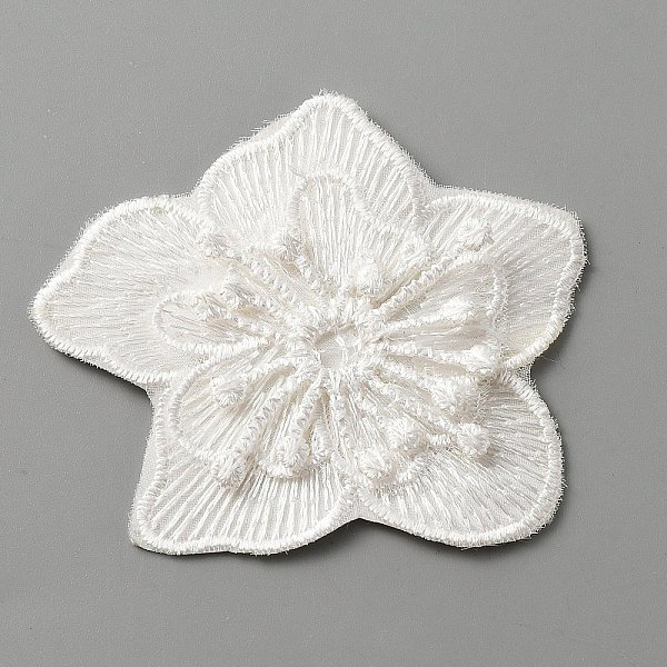 PandaHall Computerized Embroidery Lace Self Adhesive/Sew on Patches, Costume Accessories, Appliques, Flower Pattern, 49x58x2mm Cloth Flower
PandaHall Computerized Embroidery Lace Self Adhesive/Sew on Patches, Costume Accessories, Appliques, Flower Pattern, 49x58x2mm Cloth Flower
