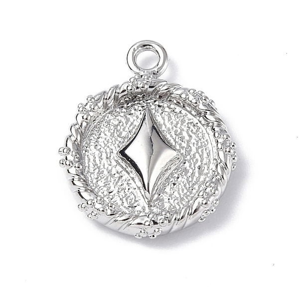 PandaHall Brass Pendants, Textured, Real 18K Gold Plated, Flat Round with Playing Cards Charm, Real Platinum Plated, 15.5x12.5x2.5mm, Hole...
PandaHall Brass Pendants, Textured, Real 18K Gold Plated, Flat Round with Playing Cards Charm, Real Platinum Plated, 15.5x12.5x2.5mm, Hole...