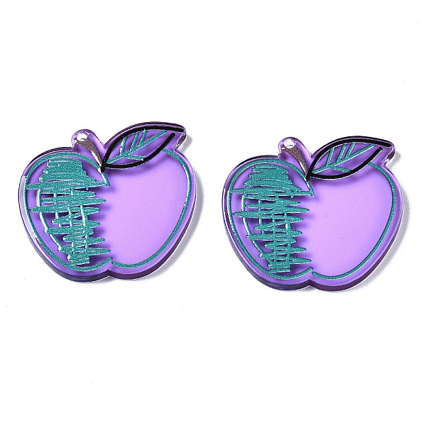 PandaHall Translucent Acrylic Pendants, 3D Printed, Apple, Medium Orchid, 29.5x31.5x3mm, Hole: 1.6mm Acrylic Fruit
PandaHall Translucent Acrylic Pendants, 3D Printed, Apple, Medium Orchid, 29.5x31.5x3mm, Hole: 1.6mm Acrylic Fruit