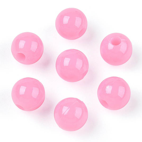 PandaHall Opaque Plastic Beads, Round, Pearl Pink, 6x5.5mm, Hole: 1.8mm, about 4790pcs/500g Plastic Round Pink
PandaHall Opaque Plastic Beads, Round, Pearl Pink, 6x5.5mm, Hole: 1.8mm, about 4790pcs/500g Plastic Round Pink