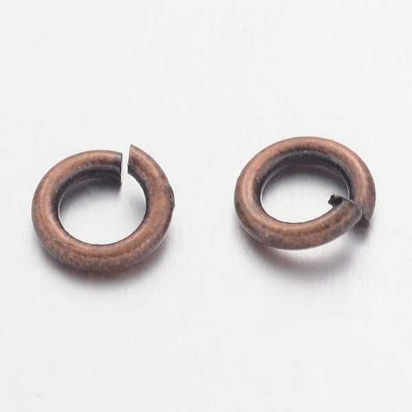 PandaHall Red Copper Color Brass Open Jump Rings, 18 Gauge, 5x1mm, Inner Diameter: 3mm, about 120pcs/10g Brass
PandaHall Red Copper Color Brass Open Jump Rings, 18 Gauge, 5x1mm, Inner Diameter: 3mm, about 120pcs/10g Brass