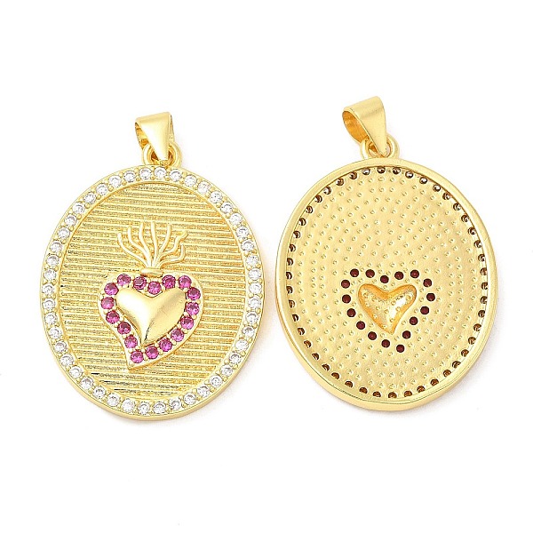PandaHall Brass Micro Pave Cubic Zirconia Pendants, Oval with Heart, Real 18K Gold Plated, 28x21x3mm, Hole: 3.5x3.5mm Brass+Cubic Zirconia...
PandaHall Brass Micro Pave Cubic Zirconia Pendants, Oval with Heart, Real 18K Gold Plated, 28x21x3mm, Hole: 3.5x3.5mm Brass+Cubic Zirconia...