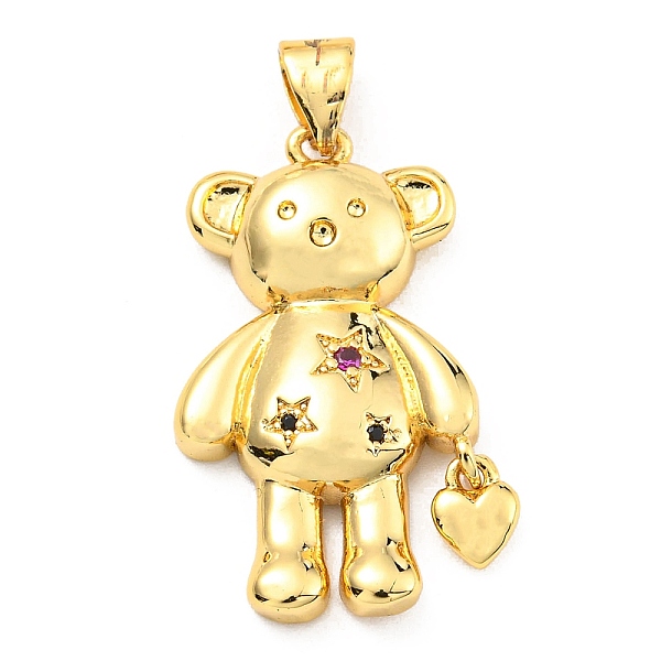 PandaHall Rack Plating Brass Micro Pave Cubic Zirconia Pendants, Cadmium Free & Lead Free, Long-Lasting Plated, Real 18K Gold Plated, Bear..., Multicolor
PandaHall Rack Plating Brass Micro Pave Cubic Zirconia Pendants, Cadmium Free & Lead Free, Long-Lasting Plated, Real 18K Gold Plated, Bear..., Multicolor