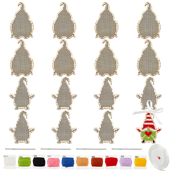 PandaHall OLYCRAFT 31pcs 2 Style DIY Cross-Stitch Kits Cross Stitch Embroidery Kits 16Pcs Wooden Gnome Cross-Stitch Blanks with Embroidery...
PandaHall OLYCRAFT 31pcs 2 Style DIY Cross-Stitch Kits Cross Stitch Embroidery Kits 16Pcs Wooden Gnome Cross-Stitch Blanks with Embroidery...