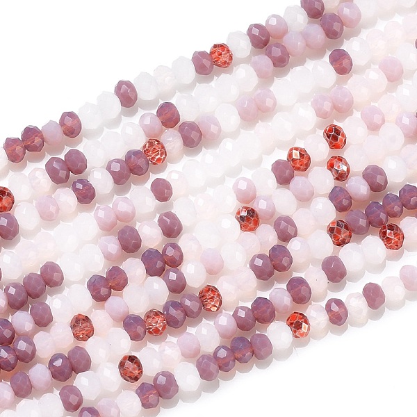 PandaHall Glass Beads Strands, Faceted, Rondelle, Old Rose, 2~3.2x1.8~2.6mm, Hole: 0.8mm, about 185~186pcs/Strand, 15.55~15.75 inch..., Purple
PandaHall Glass Beads Strands, Faceted, Rondelle, Old Rose, 2~3.2x1.8~2.6mm, Hole: 0.8mm, about 185~186pcs/Strand, 15.55~15.75 inch..., Purple