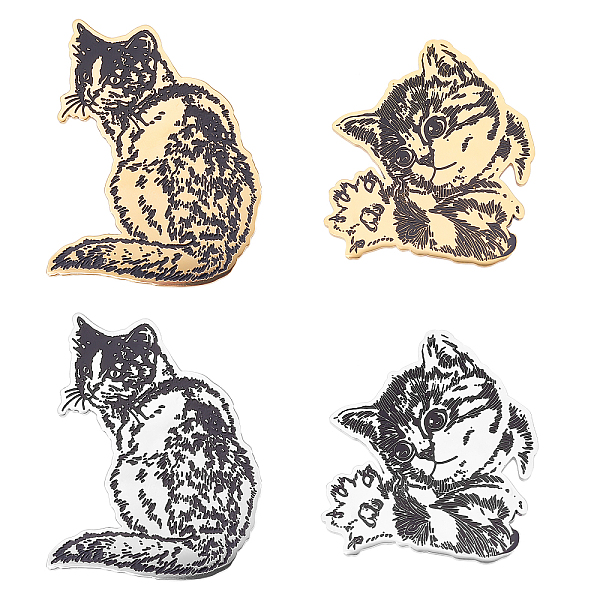 PandaHall Unicraftale 4Pcs 4 Style Cat Brooch, 201 Stainless Steel Animal Lapel Pin for Backpack Clothes, Mixed Color, 47x36x7mm, 36x44x7mm...
PandaHall Unicraftale 4Pcs 4 Style Cat Brooch, 201 Stainless Steel Animal Lapel Pin for Backpack Clothes, Mixed Color, 47x36x7mm, 36x44x7mm...