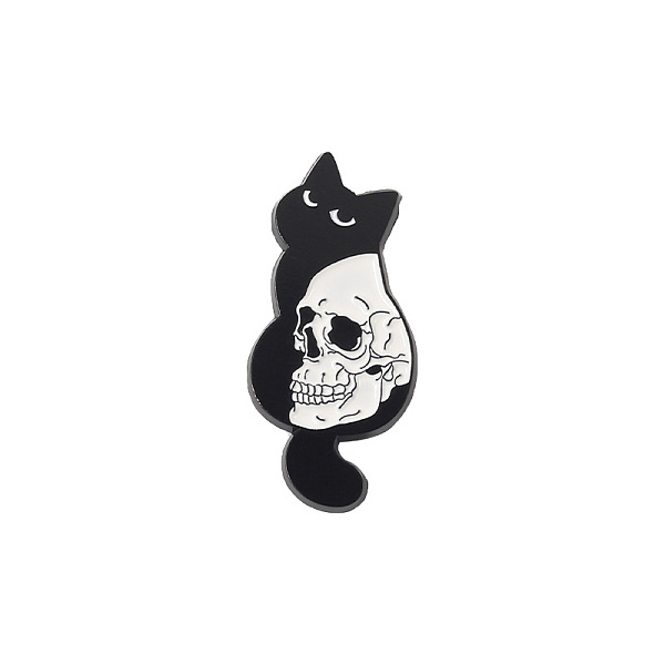 PandaHall Cat Theme Enamel Pin, Black Tone Alloy Badge for Backpack Clothes, Skull, 27x10mm Alloy+Enamel Skull
PandaHall Cat Theme Enamel Pin, Black Tone Alloy Badge for Backpack Clothes, Skull, 27x10mm Alloy+Enamel Skull