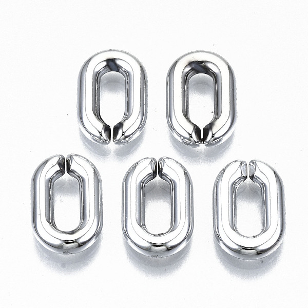 PandaHall CCB Plastic Linkings Rings, Quick Link Connectors, For Jewelry Cable Chains Making, Oval, Platinum, 14x9.5x3mm, Inner Diameter...
PandaHall CCB Plastic Linkings Rings, Quick Link Connectors, For Jewelry Cable Chains Making, Oval, Platinum, 14x9.5x3mm, Inner Diameter...