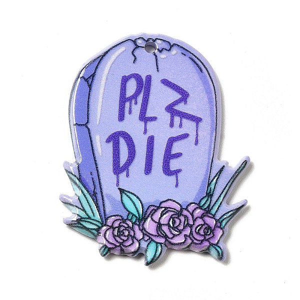 PandaHall Halloween Acrylic Pendants, Tombstone Pattern, 38.5x30.5x2.5mm, Hole: 1.8mm Acrylic Others
PandaHall Halloween Acrylic Pendants, Tombstone Pattern, 38.5x30.5x2.5mm, Hole: 1.8mm Acrylic Others