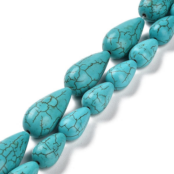 PandaHall Synthetic Howlite Beads Strands, Dyed, Teardrop, 25.5x12mm, Hole: 1.6mm, about 179pcs/500g Howlite Teardrop
PandaHall Synthetic Howlite Beads Strands, Dyed, Teardrop, 25.5x12mm, Hole: 1.6mm, about 179pcs/500g Howlite Teardrop